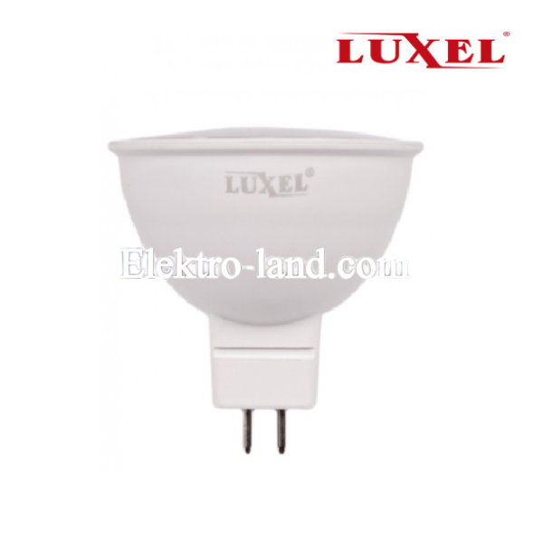 Светодиодная лампа luxel 6 w mr-16 3000k  011-H